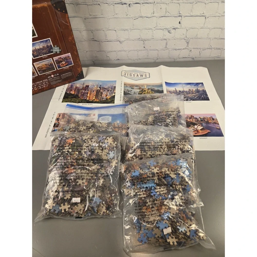 Around the World Jigsaws City Edition by Professor Puzzle *6* Vibrant Puzzles